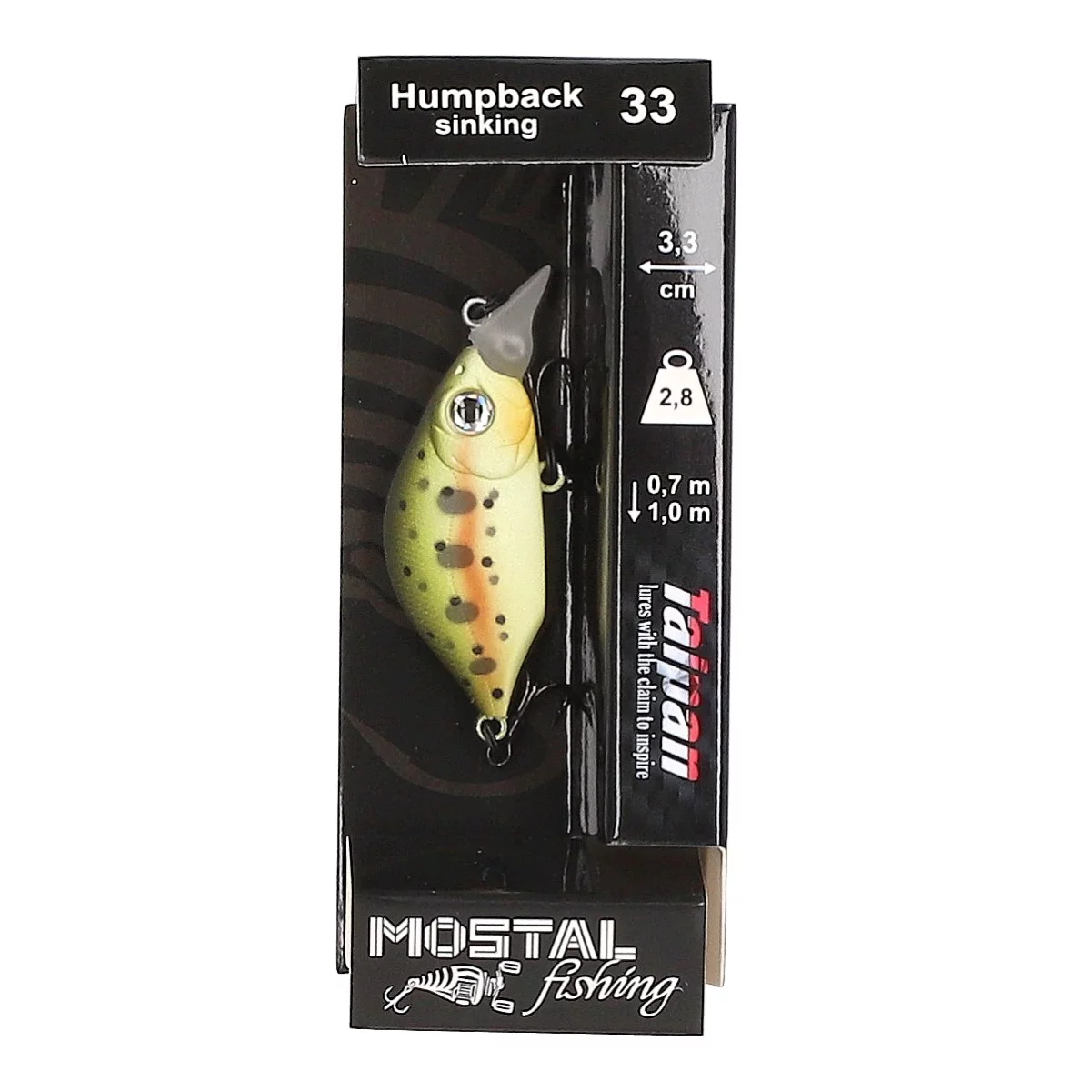 TAIPAN Humpback Matte Trout 33mm