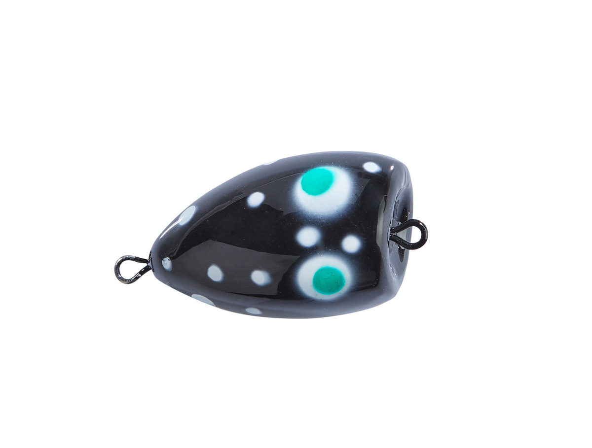 BALZER Trout Attack Popper Splash orange 3cm — 2.20 UV schwarz