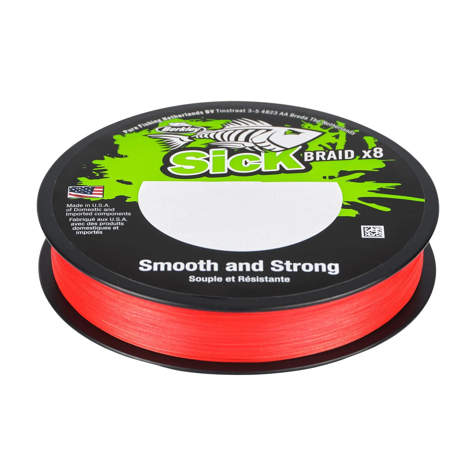 BERKLEY Sick Braid 8X Red 0.33mm 300m 38.1kg