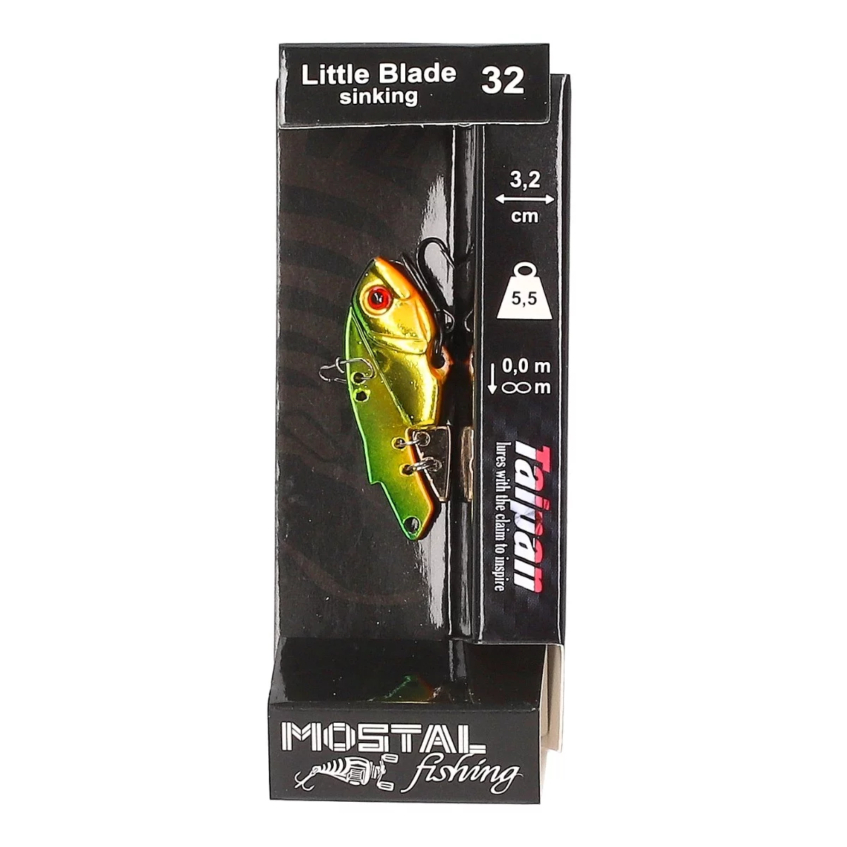 TAIPAN Little Blade Metallic Green 32mm
