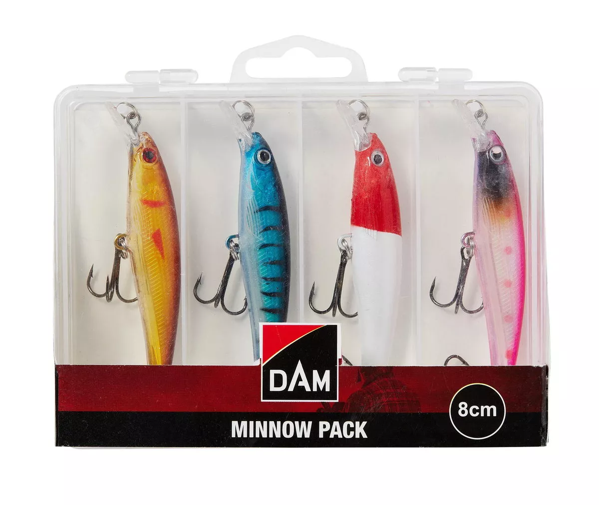DAM Minnow Pack Inc. Box 8cm Assorted 8g