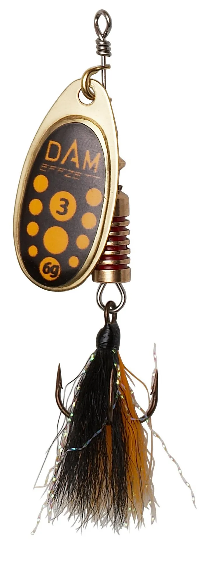 DAM STANDARD DRESSED SPINNER 1 3G S BLACKY Hard Bait