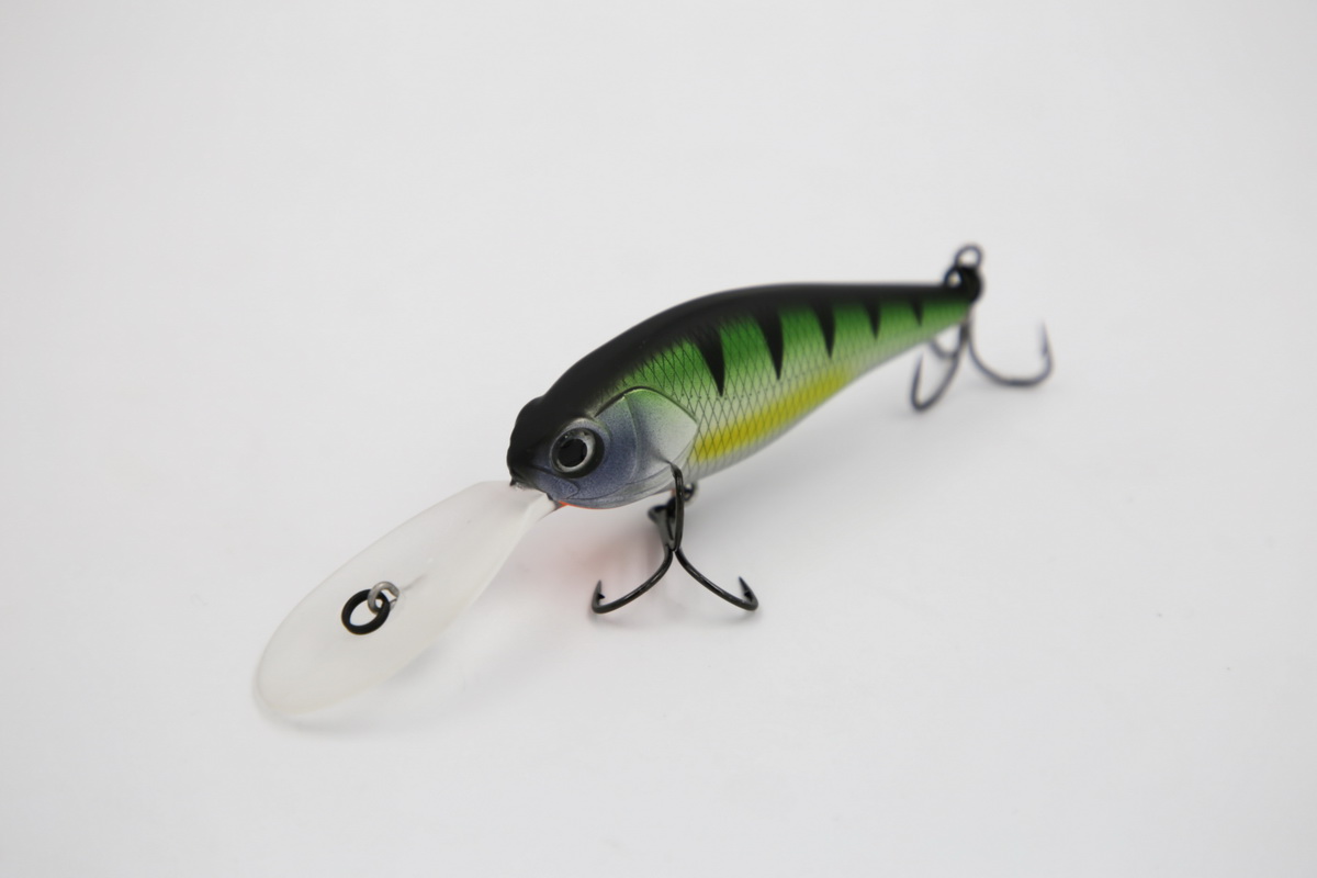 TAIPAN Diving Shad Green Perch 75mm