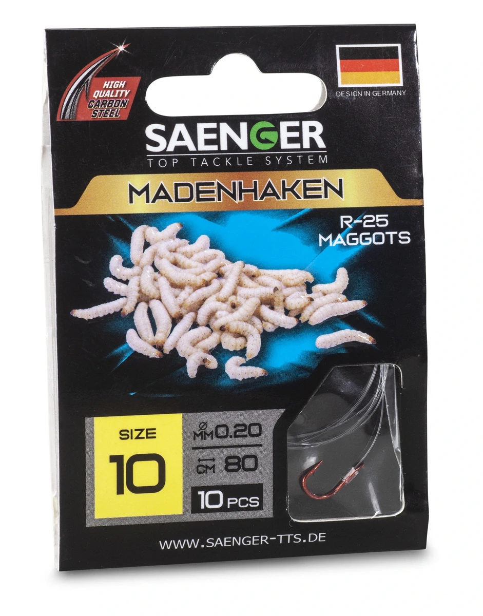 SÄNGER Madenhaken BN-69 60cm 6 / 10pcs. — 6 rot