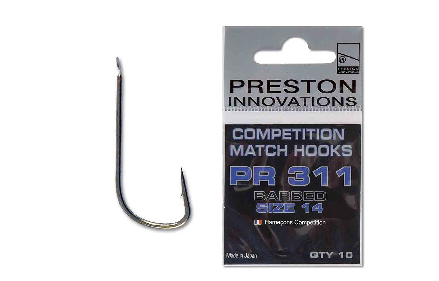 PRESTON Competition Hooks 311 Size 16 PRESTON Competition Hooks 311 Size 16