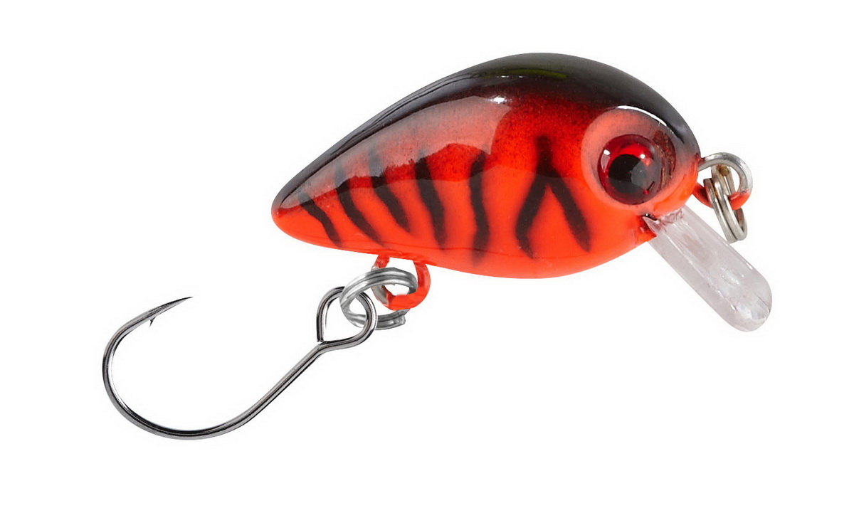 BALZER Wobbler Trout Crank mit Einzelhaken Gelb-Blau3cm — 3.00 rot