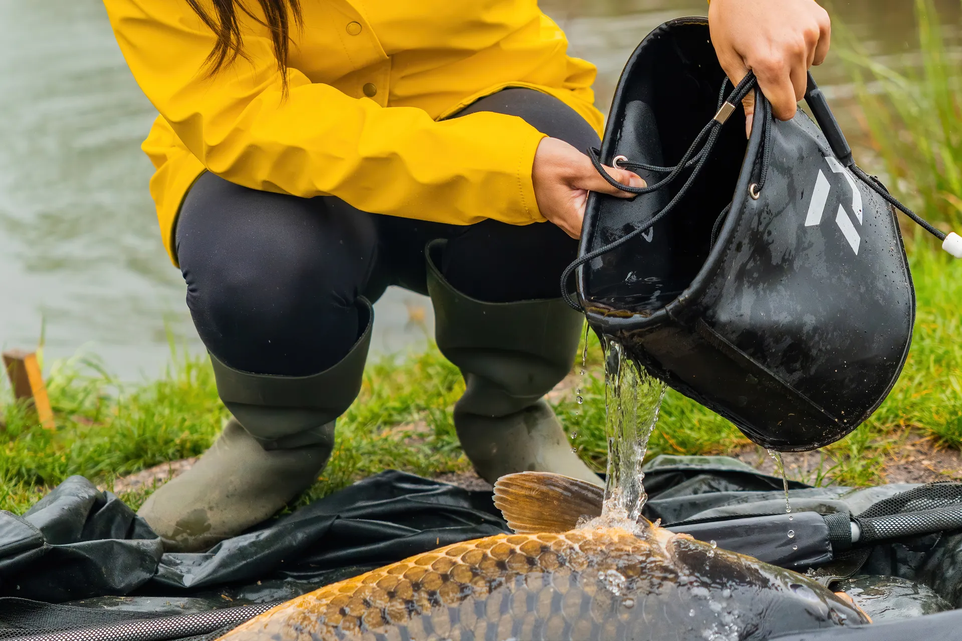 Daiwa EVA Bucket Eimer Ansicht 3