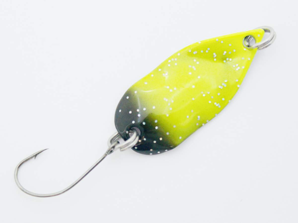 perl-yellow black glitter