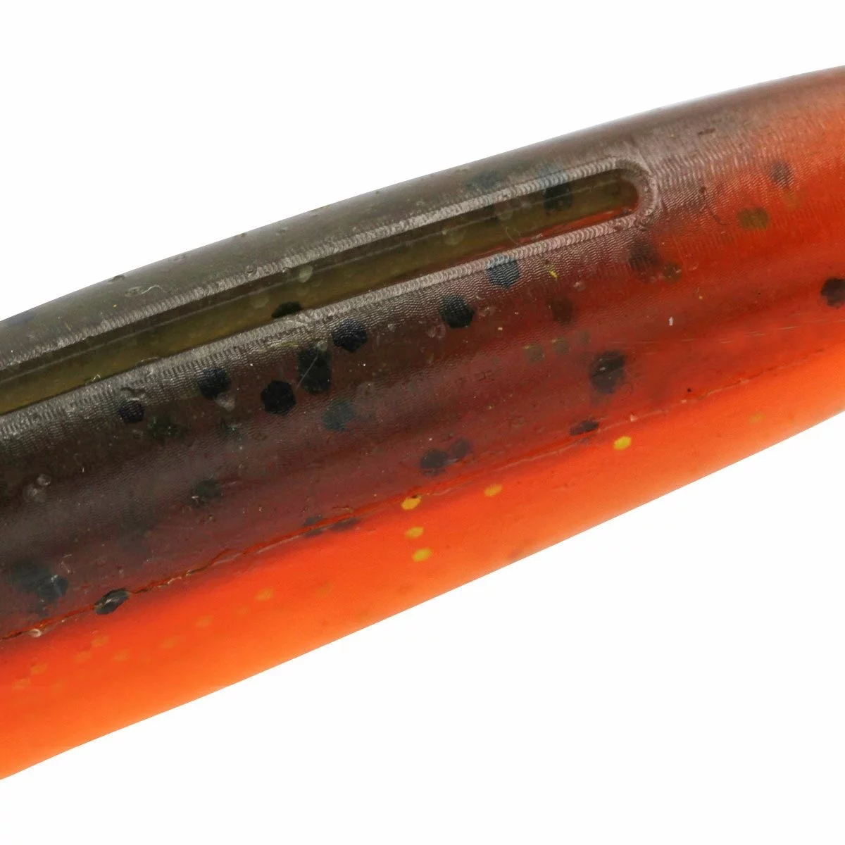MOSTAL Taipan Shad 7.50cm Green Tomato Glitter 10 Stück Gummifische Shads