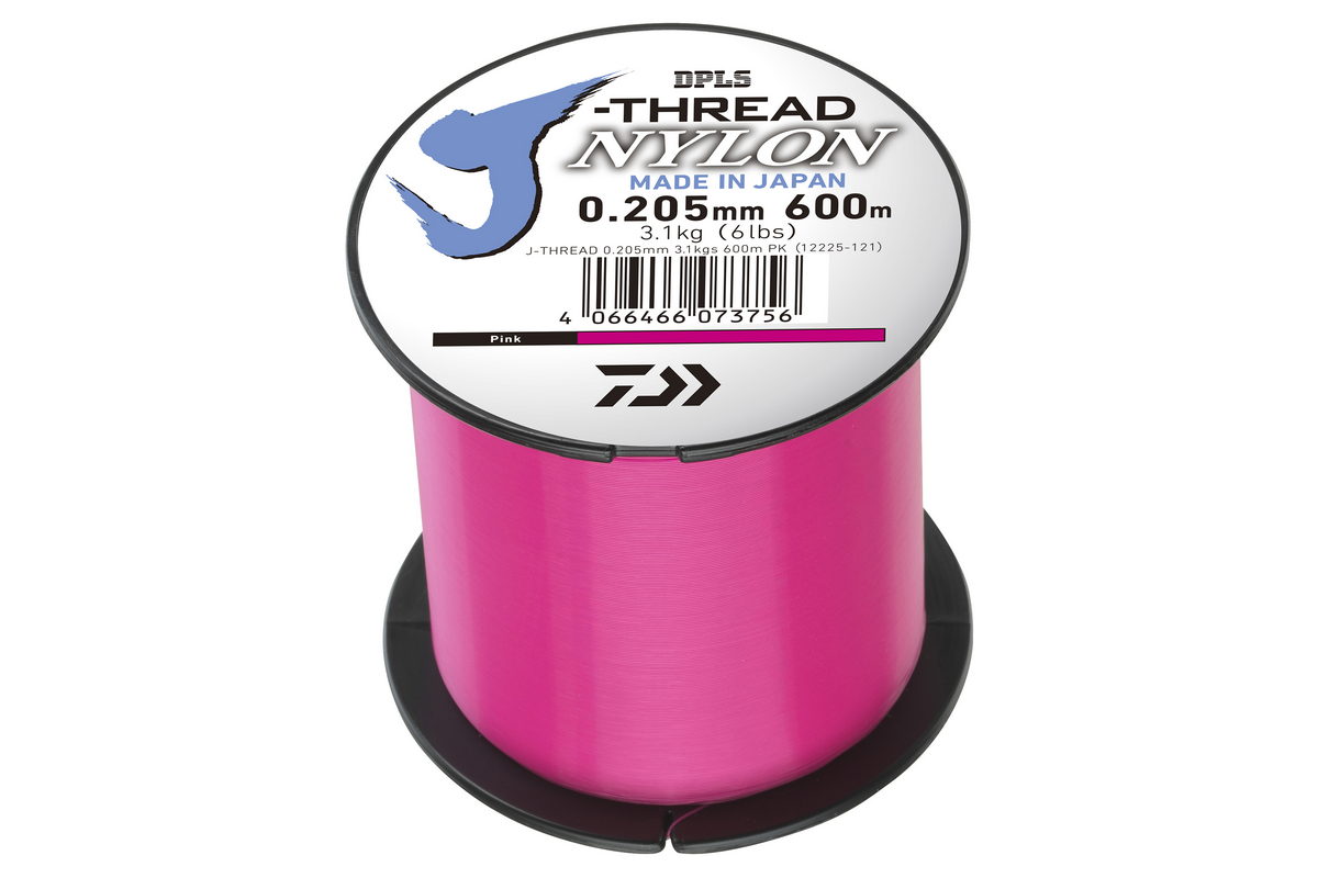 DAIWA J-Threads DPLS pink 0.205mm 3.10kg 600m 1Stk. monofile Angelschnur DAIWA J-Threads DPLS pink 0.205mm 3.10kg 600m 1Stk. monofile Angelschnur