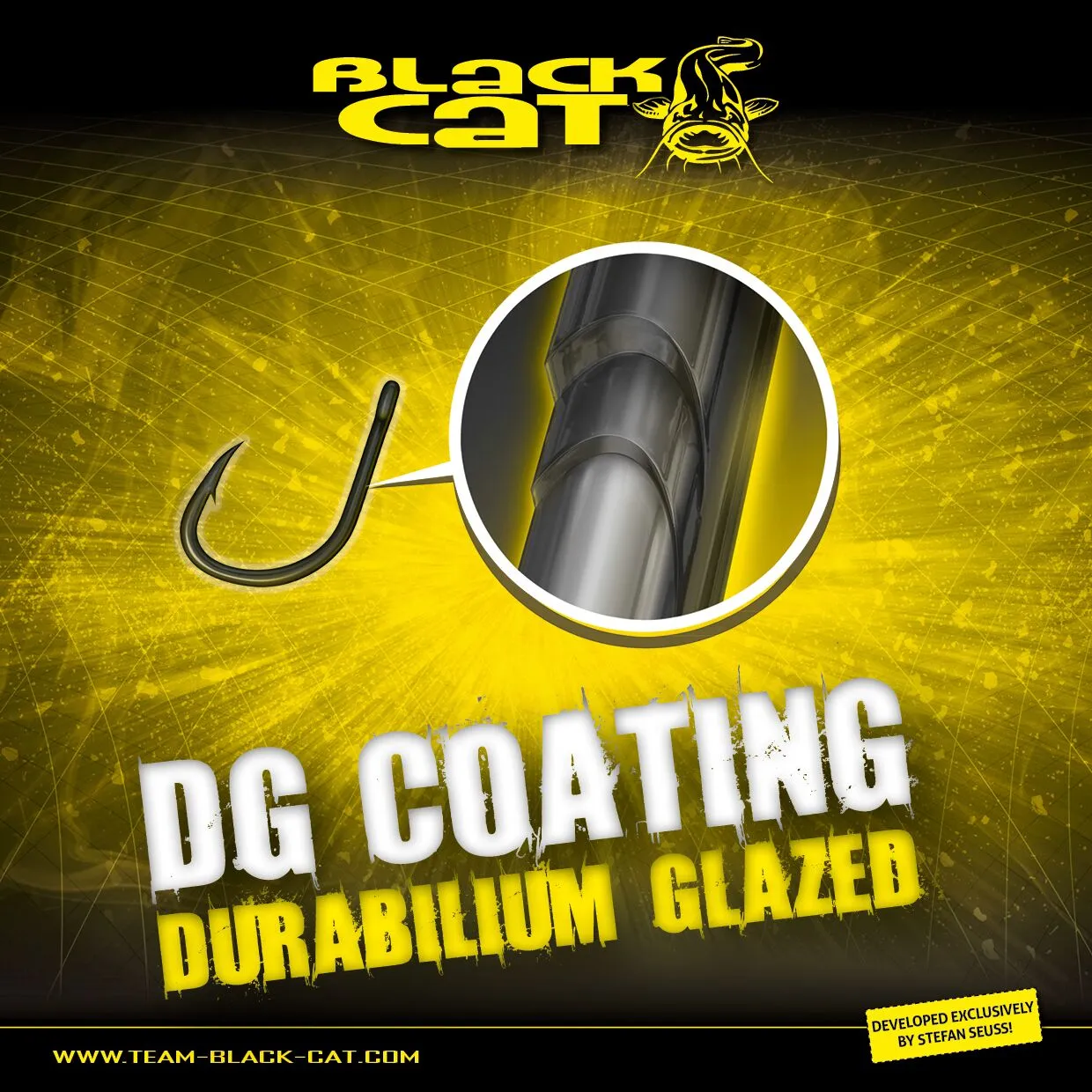 BLACK CAT 6/0 Mega Haken DG coating 6 Stück weitere Ansicht