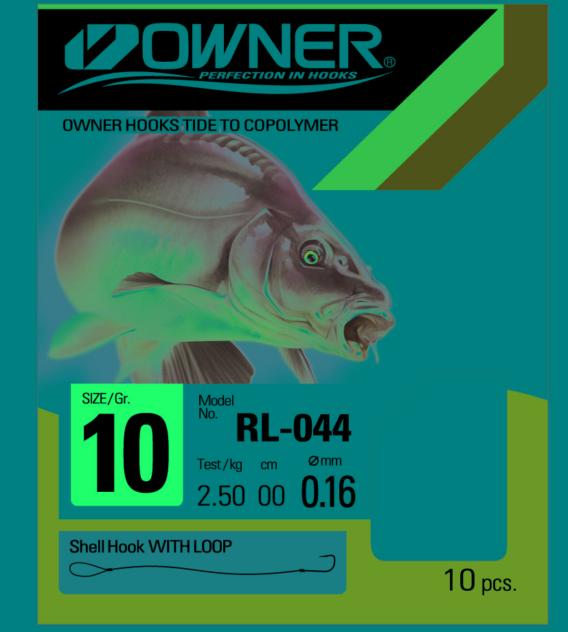OWNER RL-044 Karpfen 10 70cm Schwarz