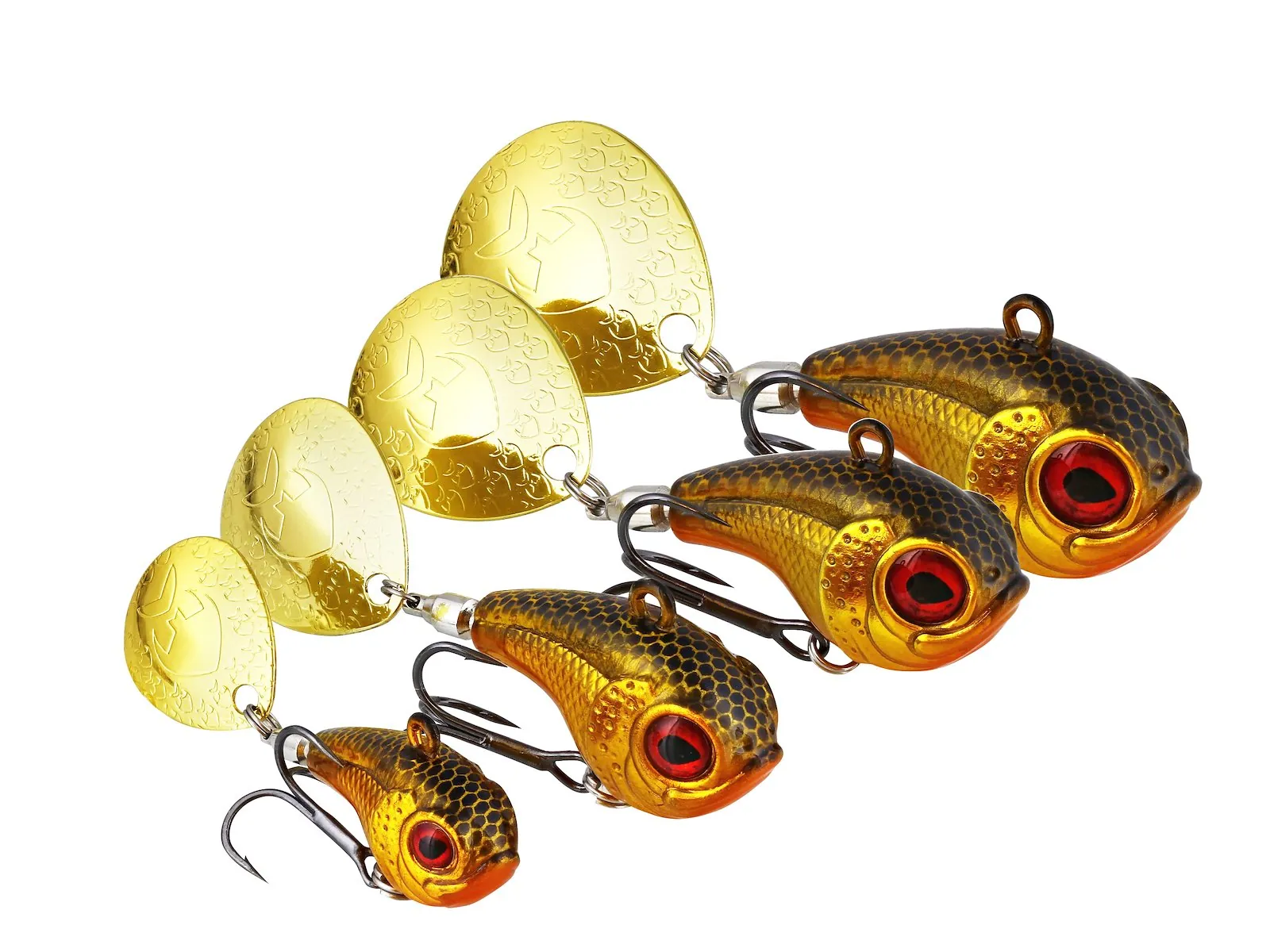 Dropbite Spin Tail Jig 2,6cm 8g Sinking Bling Perch – Detailansicht