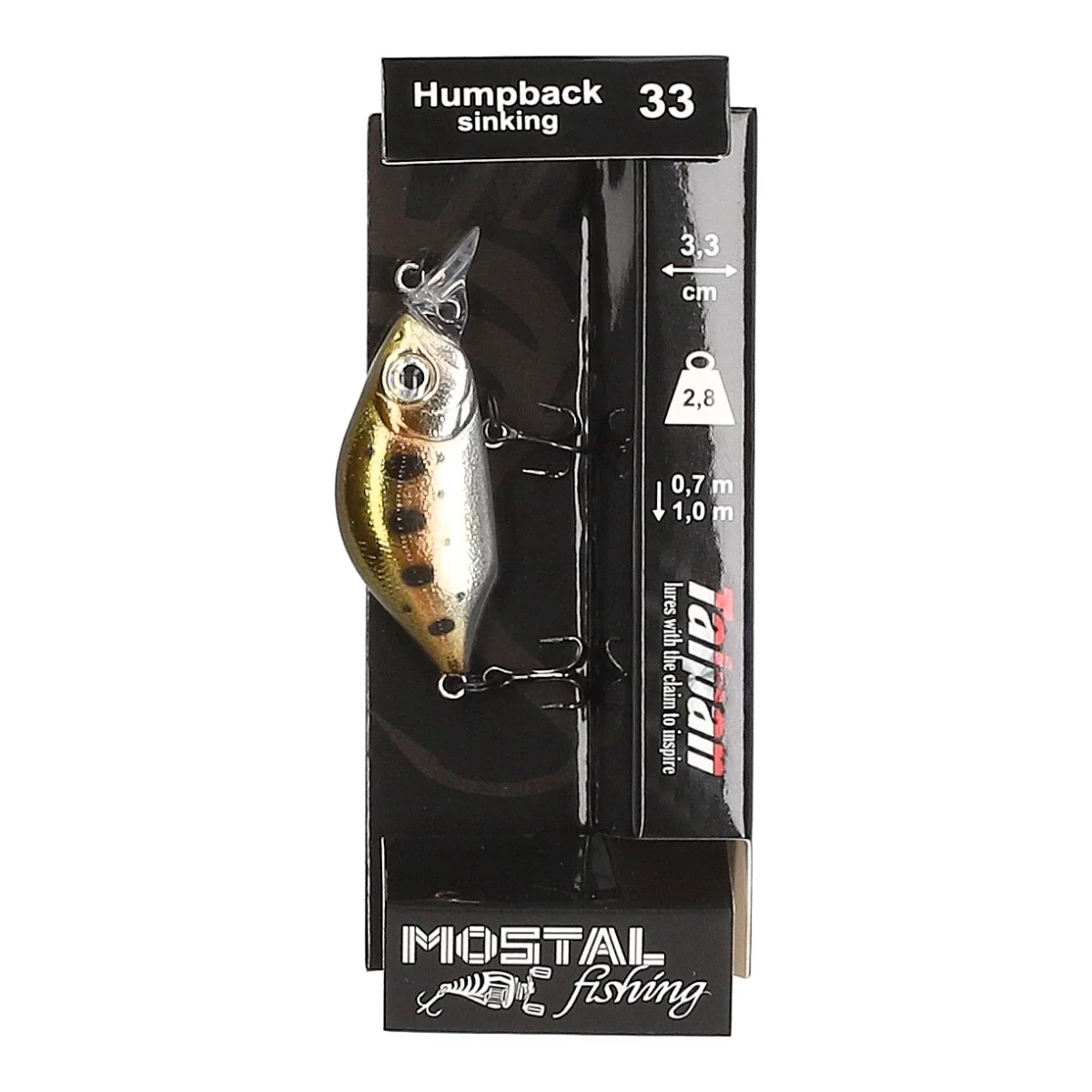 TAIPAN Humpback Ayu Trout 33mm
