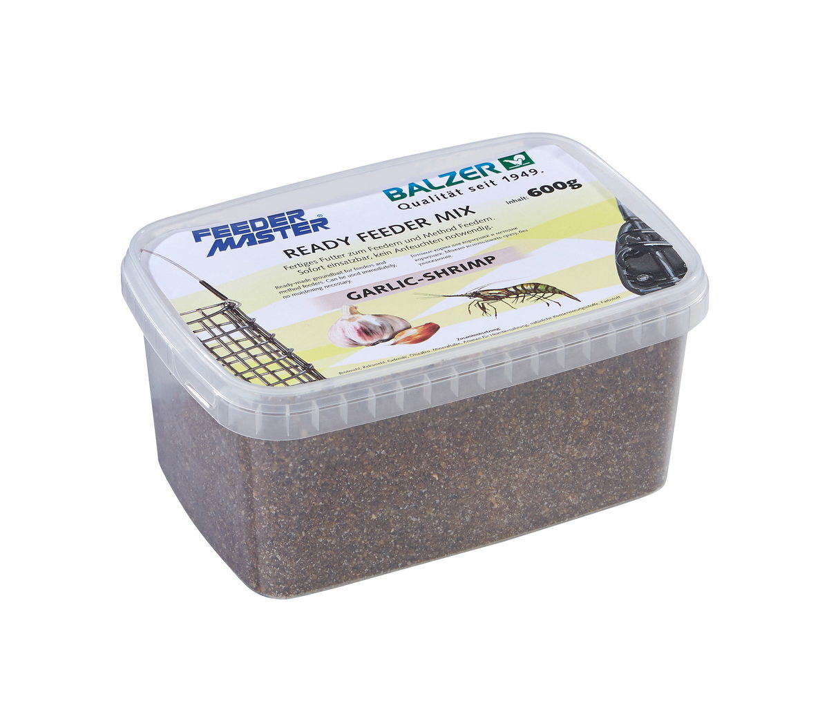 BALZER Feedermaster Fertig-Futter Mix Garlic-Shrimp, 600g