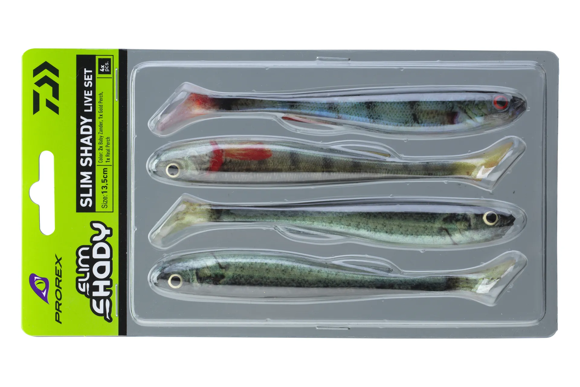 Daiwa Prorex Real Slim Shady | Live Set Gummifisch