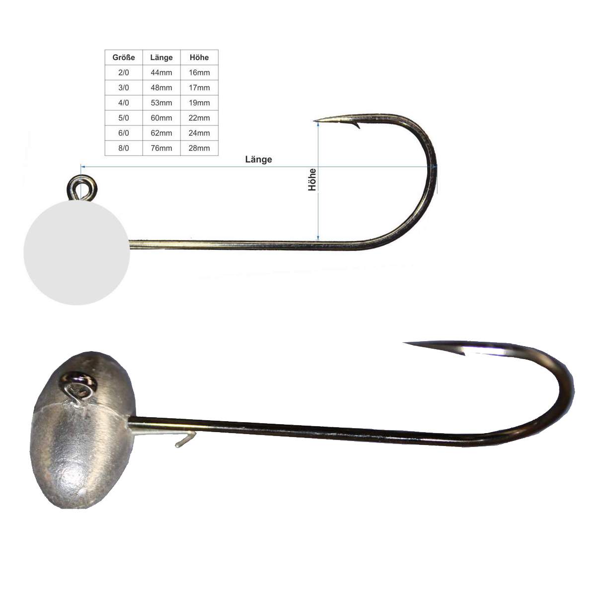 TAIPAN Foot Ball Jig Head