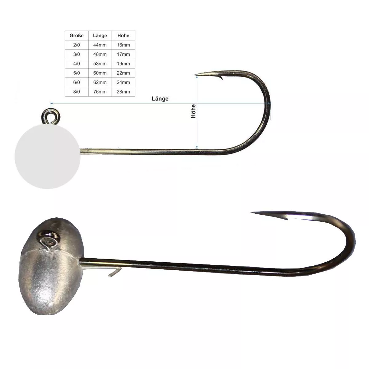 TAIPAN Foot Ball Jig Head