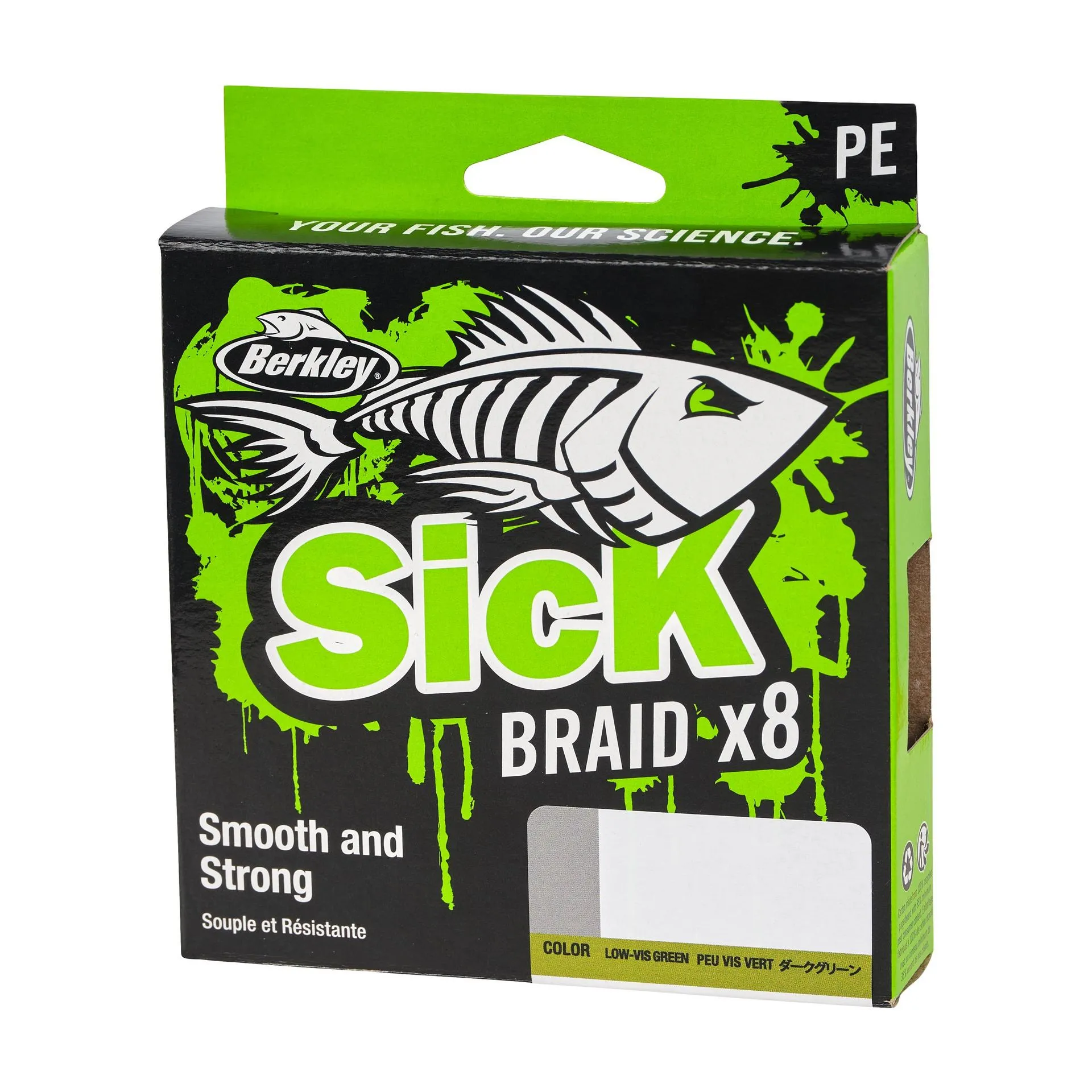 BERKLEY Sick Braid 8X Moss Green 0.19mm 300m 18kg