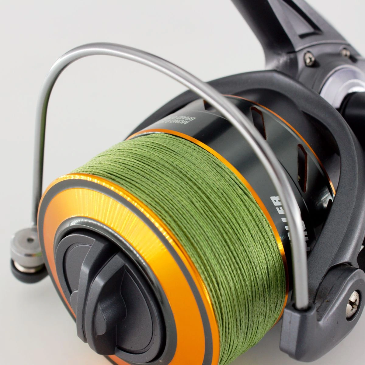 MOSTAL Catfish 500 3,05m 2-Teilig 500g Combo mit Waller Pro 8000 CO Braid Rolle Detail
