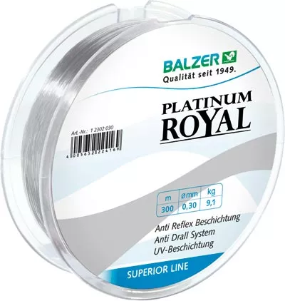 BALZER Platinum Royal, monofile Angelschnur, mono line