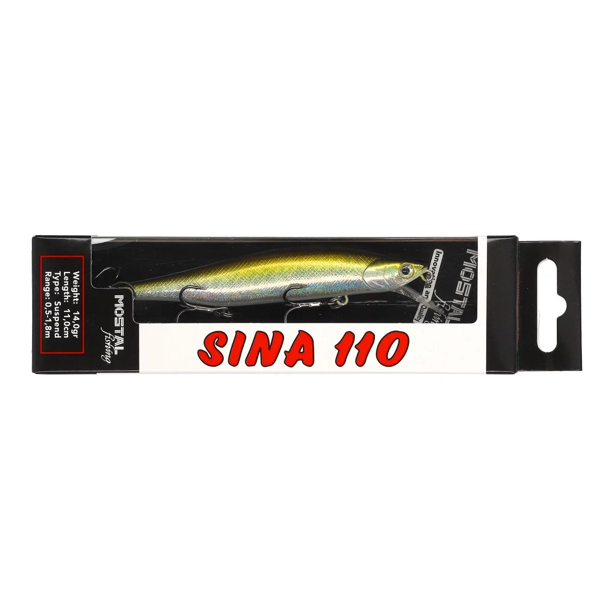 MOSTAL Sina 11cm | 14g | Suspending Wobbler