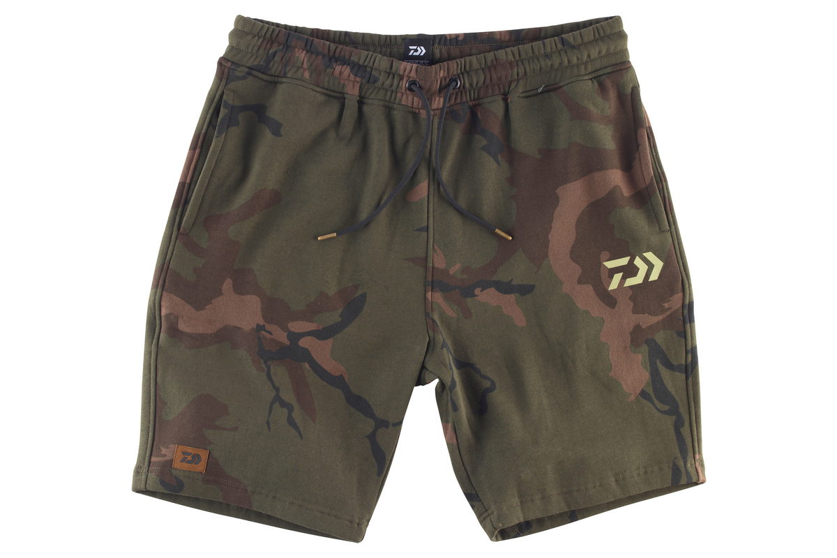 DAIWA Carp Camo Jogger Jogginghose kurz green camo DAIWA Carp Camo Jogger Jogginghose kurz green camo