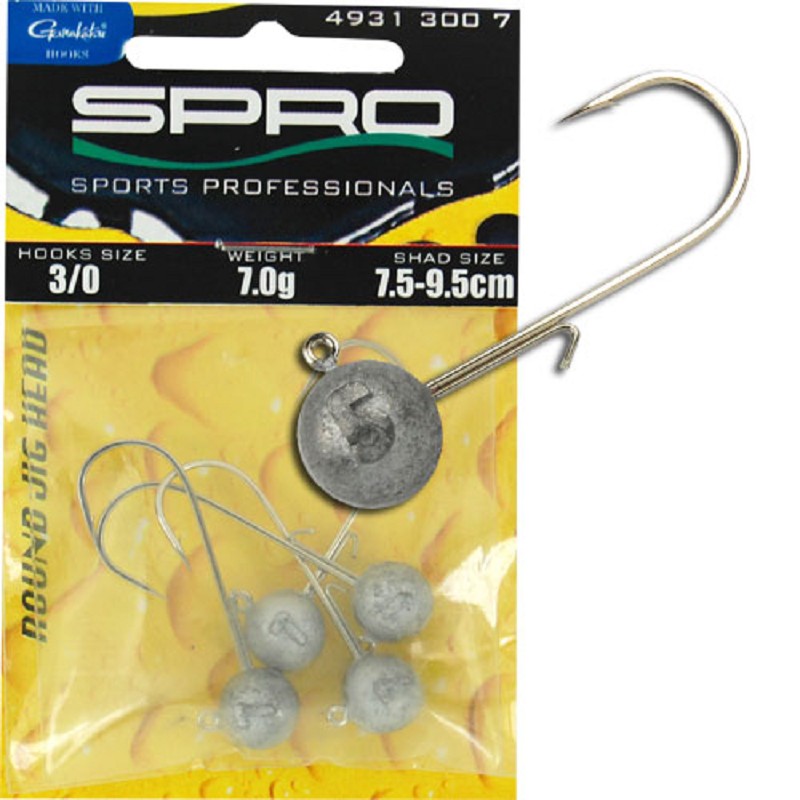 SPRO Round Jighead 2/0-10g