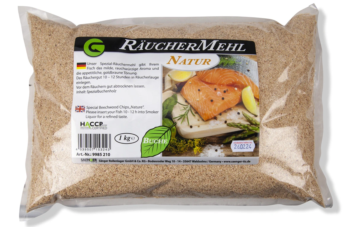 SÄNGER Räuchermehl Buchenholz 1kg