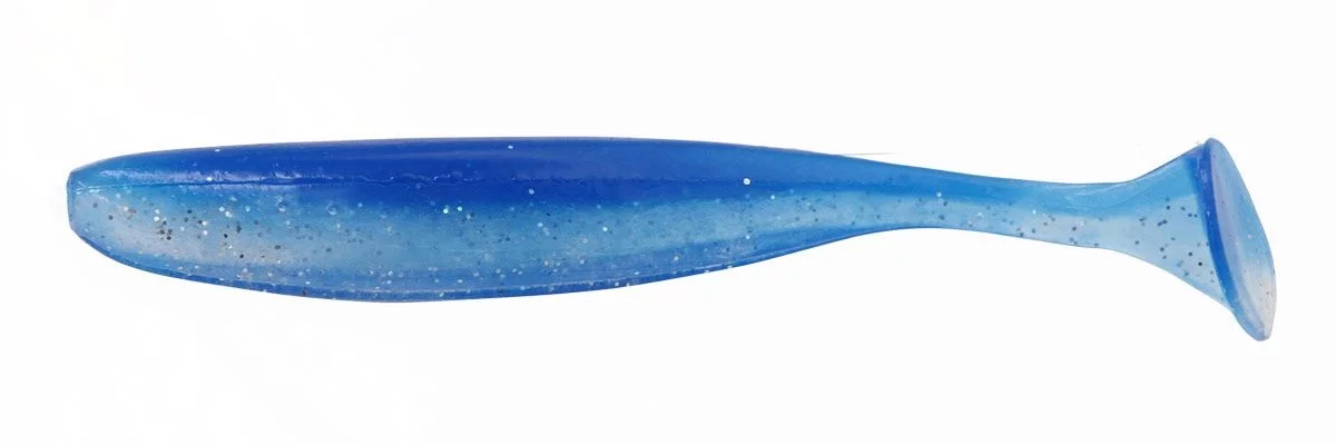 MOSTAL Taipan Shad 10cm Arctic Blue Glitter 6 Stück Gummifis