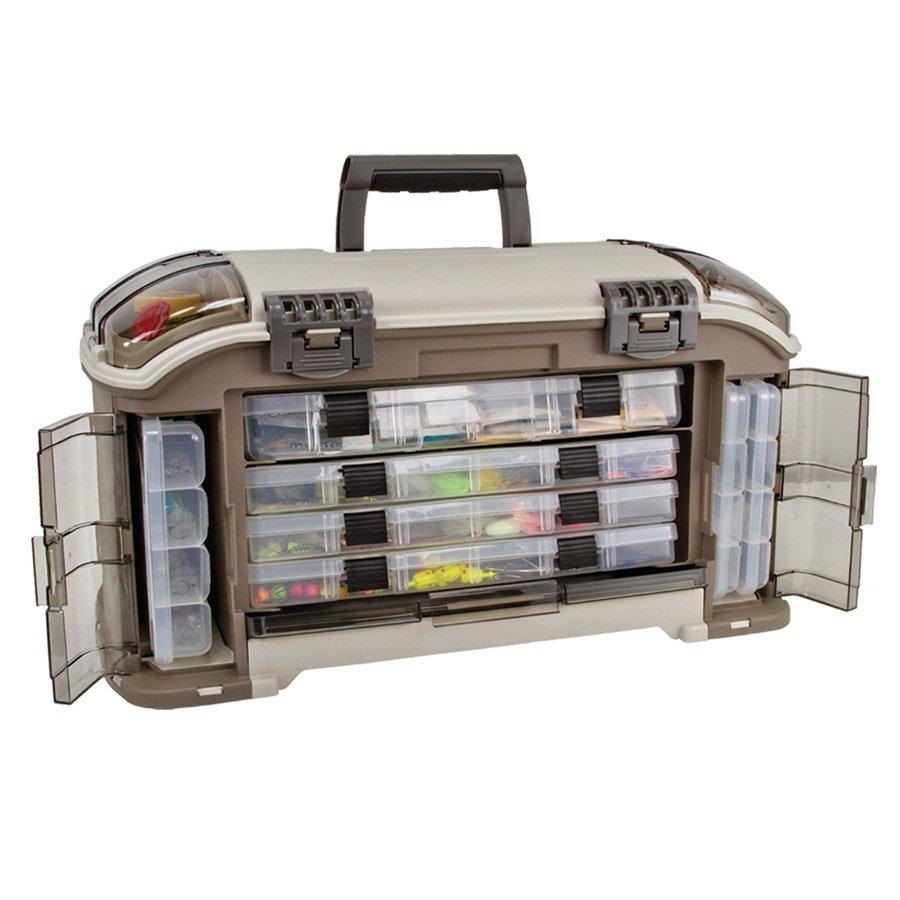 PLANO Guide Series 787 Angled Tackle System 3700 Sandstone