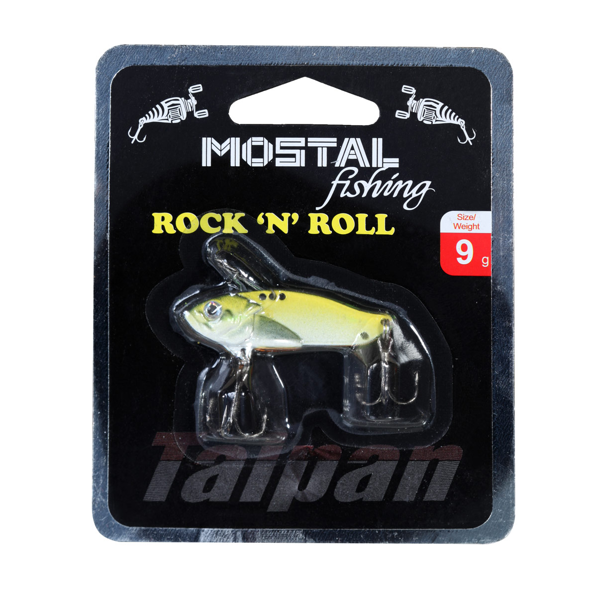 MOSTAL TAIPAN Mostal Rock 'n' Roll 9g Ayu Zikade Vibrationsköder
