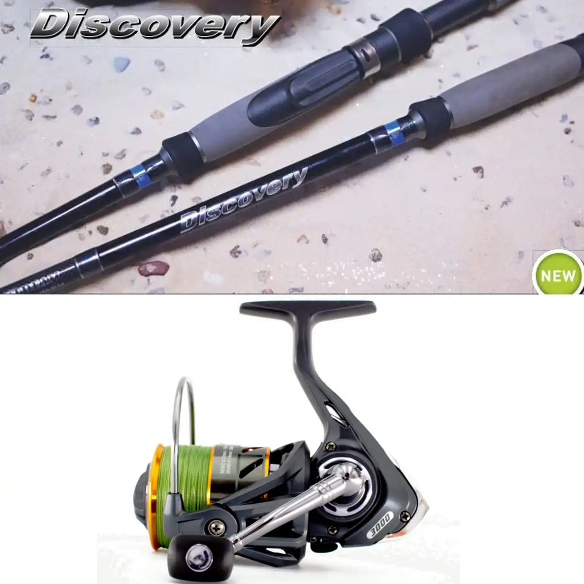 EFT Discovery DSNS 762M Combo mit Alu Pro 3000 CO Braid