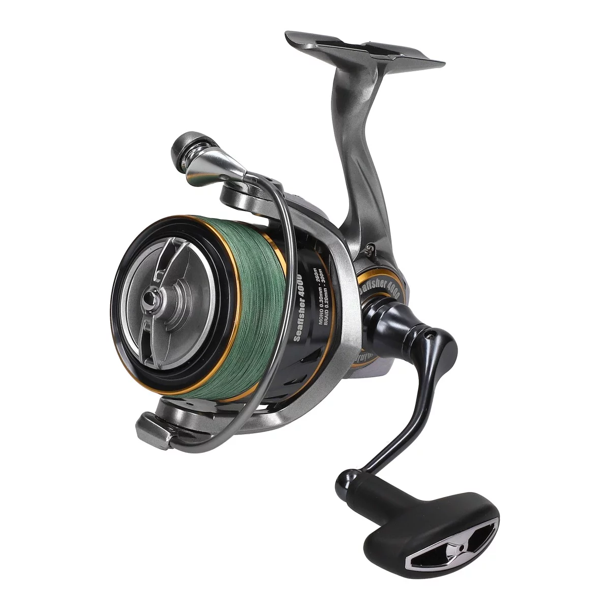 James Cook Norge Pilk 2,40m 2pcs 120g Combo mit Seafisher 4000 Braid Rolle Seitenansicht