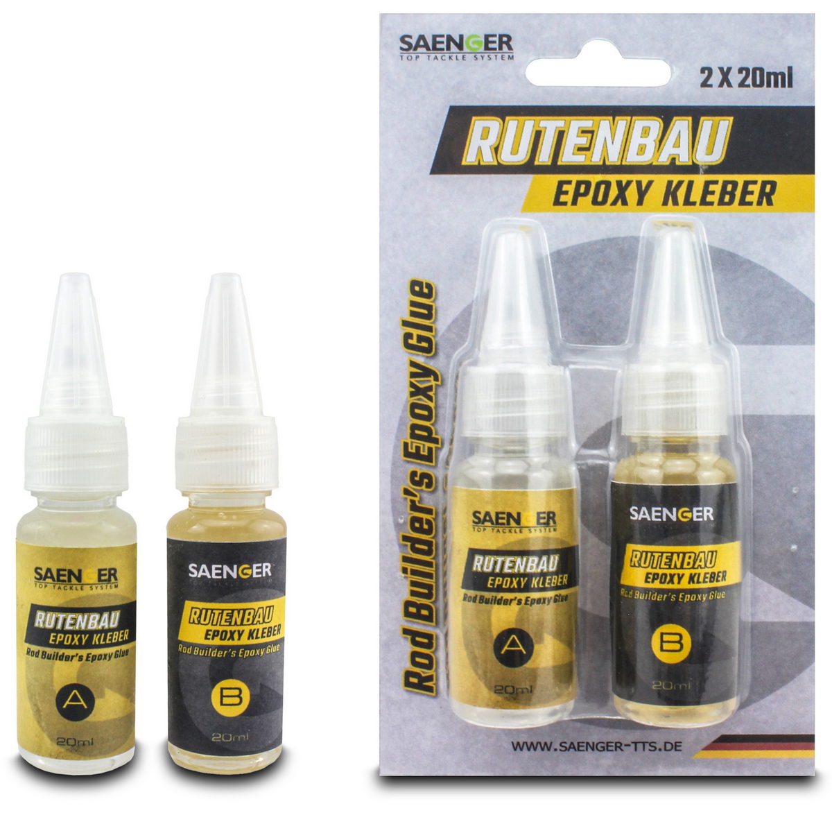 SÄNGER Rutenbau Epoxy Kleber 2x20ml SÄNGER Rutenbau Epoxy Kleber 2x20ml