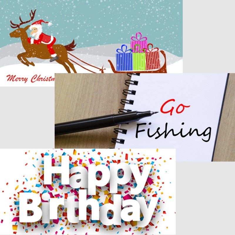 Geschenk-Gutschein, verschiedene Motive zum passenden Anlass