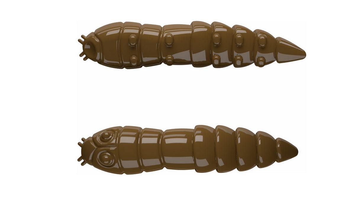 LIBRA LURES Kukolka 27 Cheese 040-black 15st, Forellenköder, schwimmend und aromatisiert — 2.70 Brown Cheese