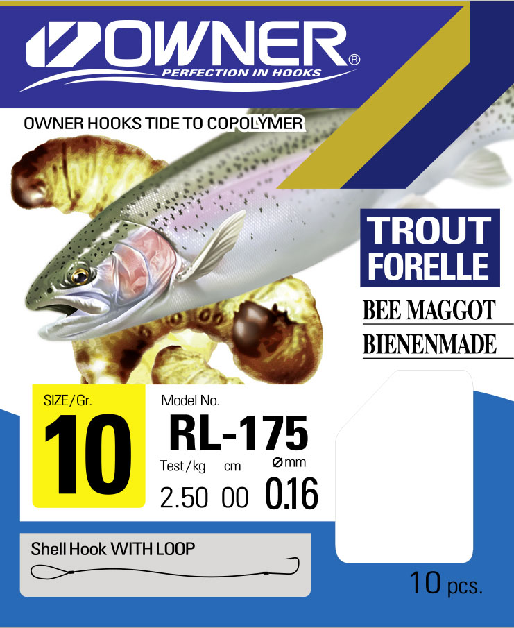 OWNER 50171 Forelle Bienenmade silber 150cm 10