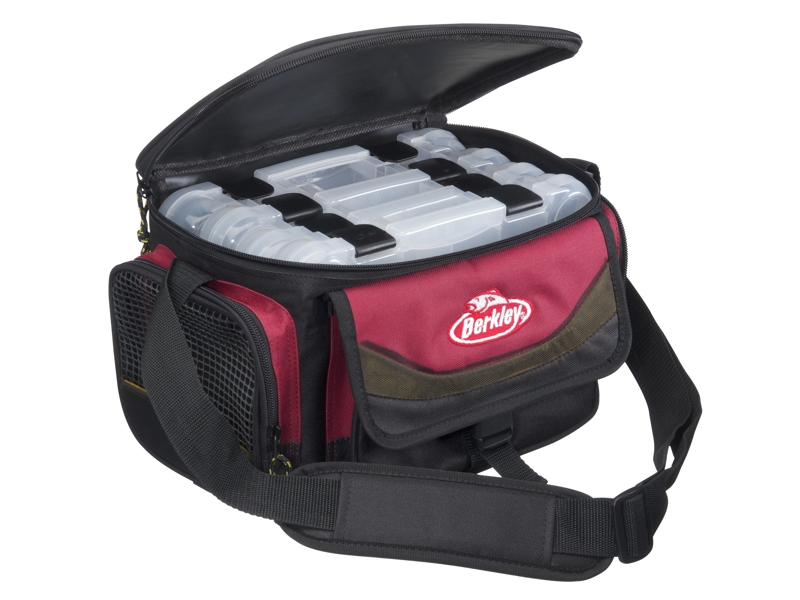 BERKLEY System Bag Red-Black + 4 Boxes