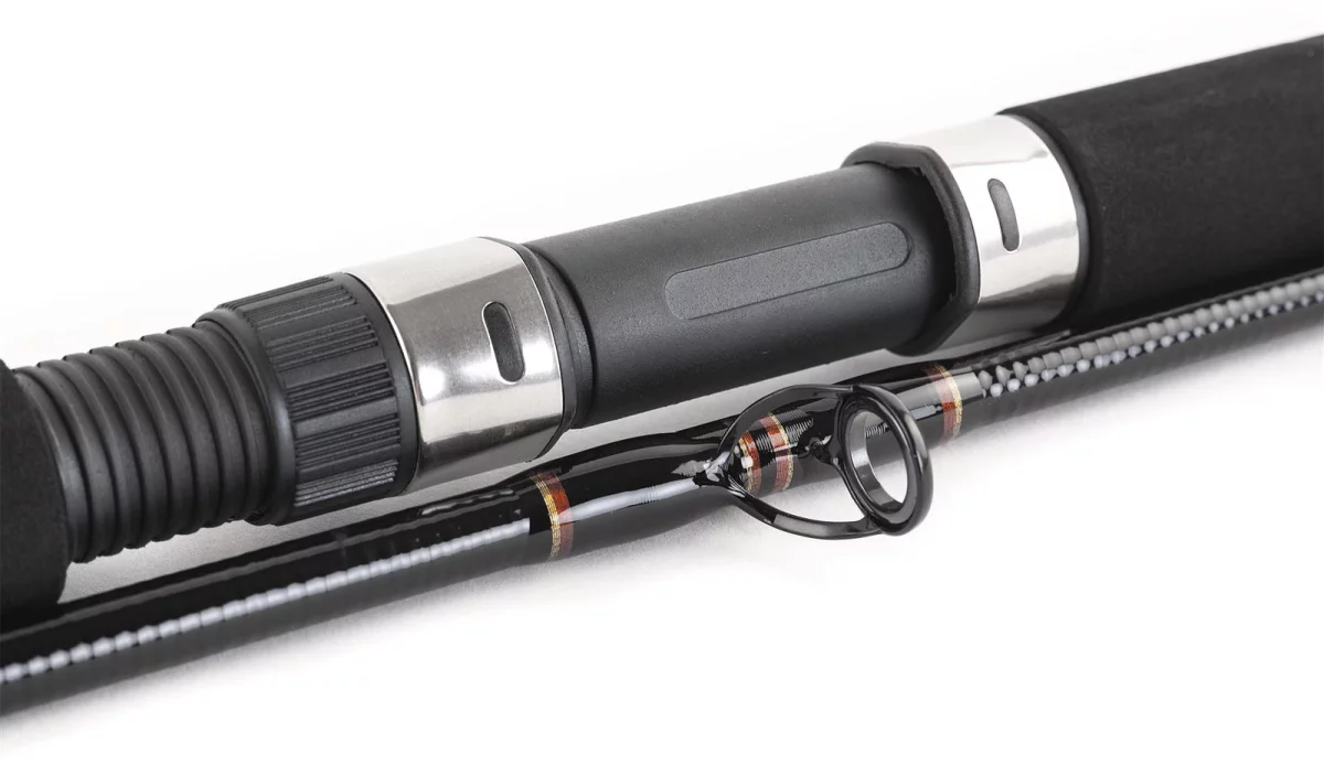 James Cook No Limit 500 2,47m 100-500g Combo mit Seafisher 6000 Braid Detail Griff