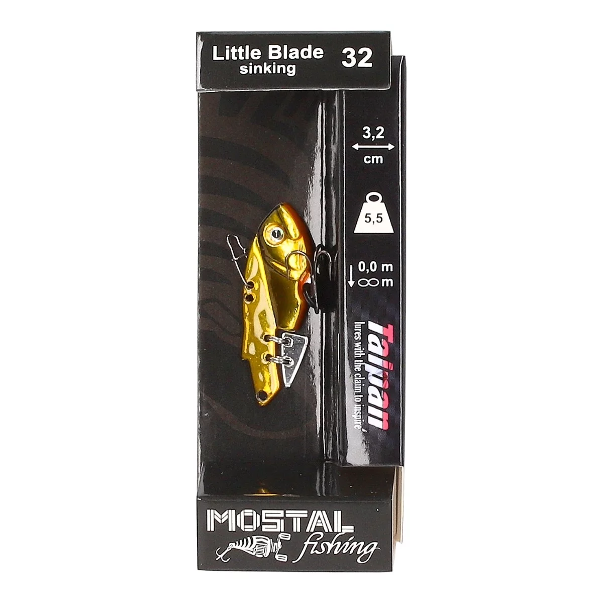 TAIPAN Little Blade Metallic Gold 32mm