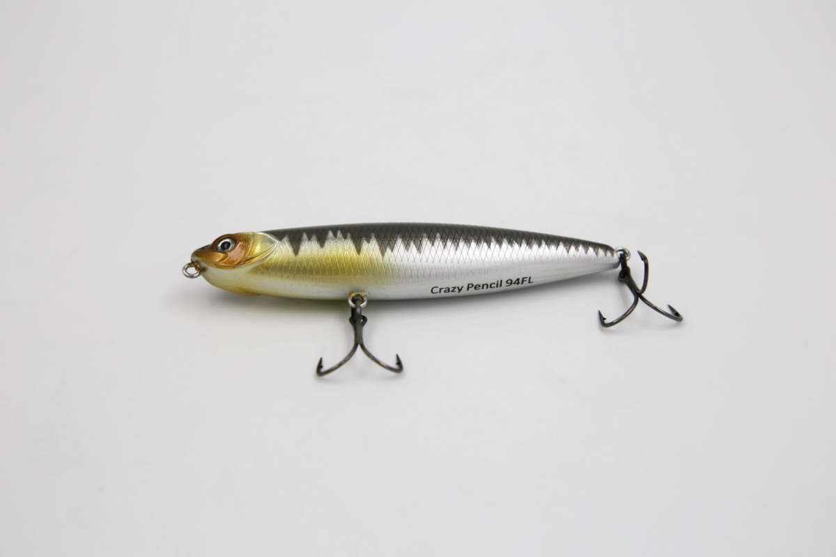 TAIPAN Crazy Pencil Chrome Shad 90mm