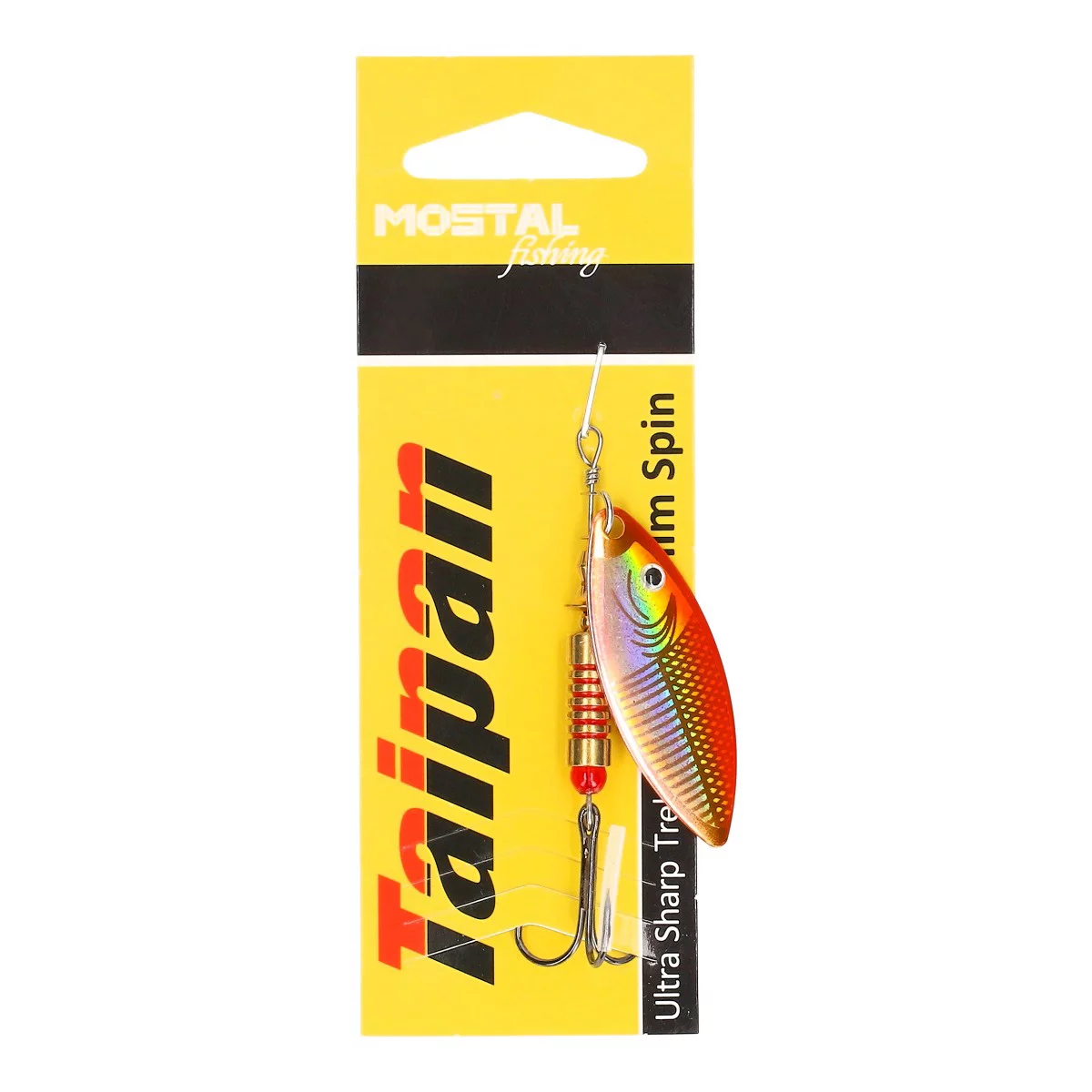 MOSTAL Slim Spin Copper Orange-Silver 5, 17g/10cm