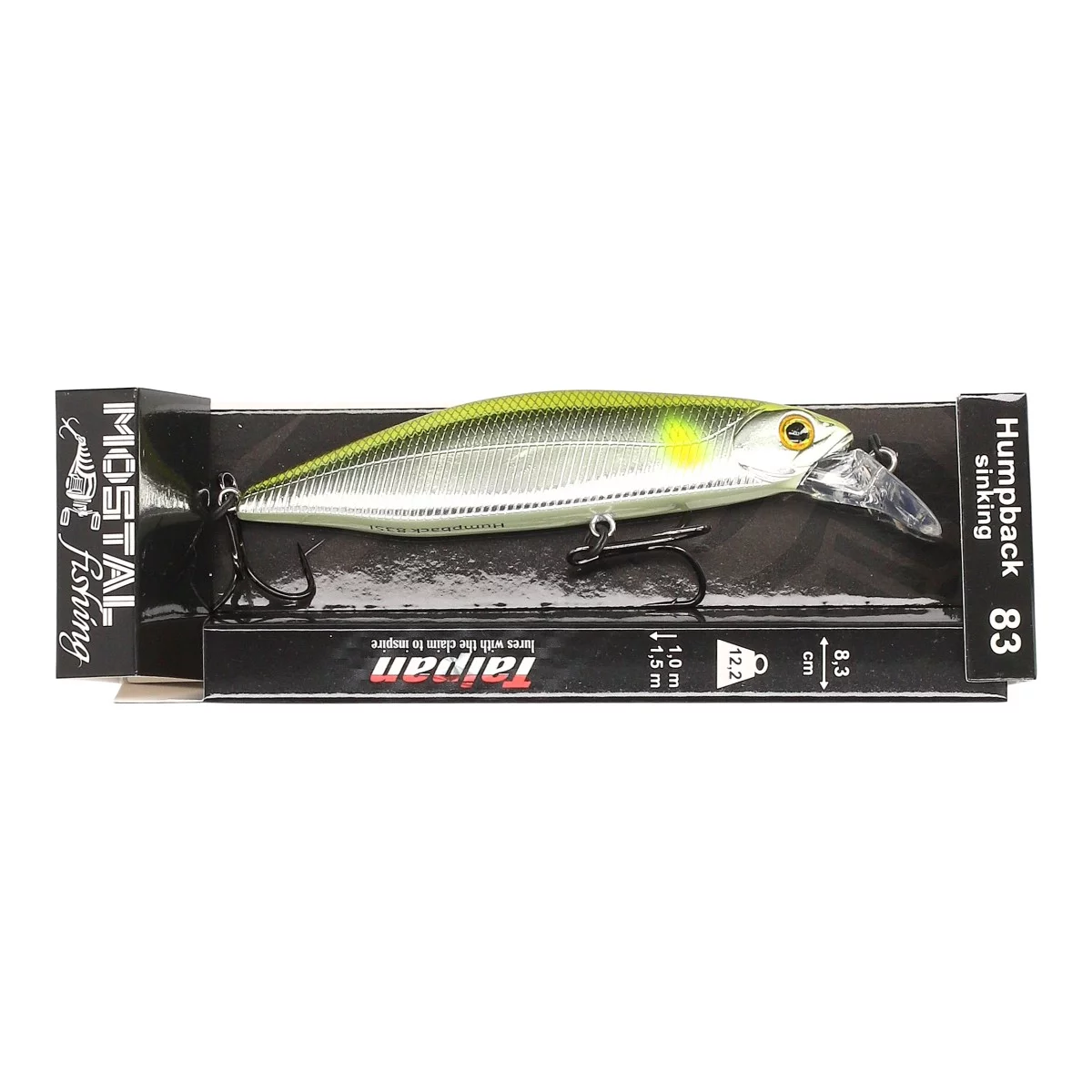 TAIPAN Humpback Chrome Ayu 83mm
