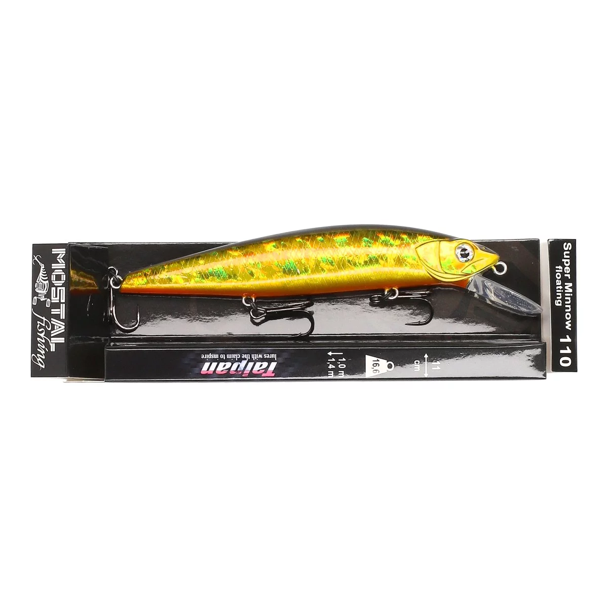 TAIPAN Super Minnow Gold Shiner 110mm