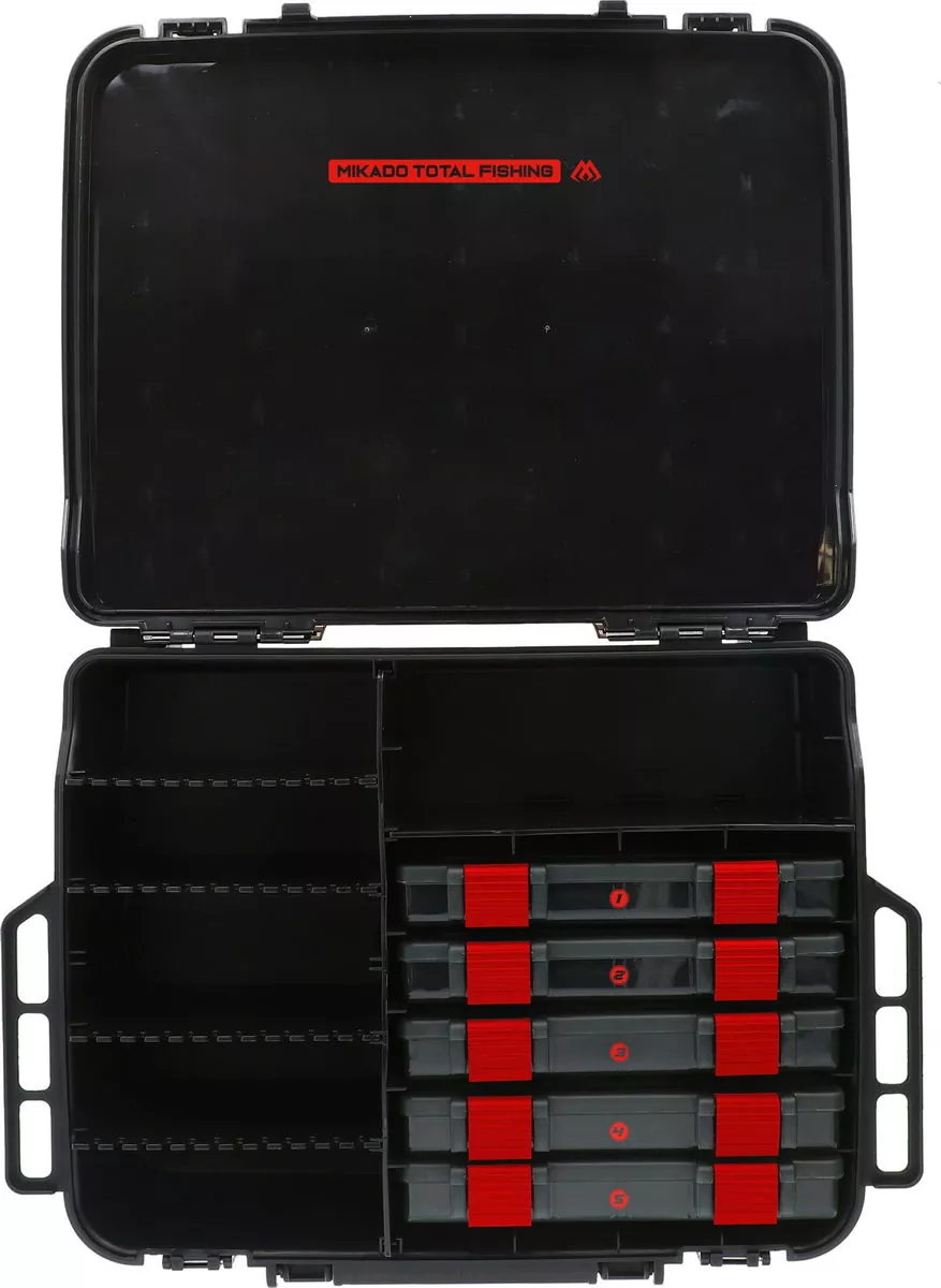 MIKADO Box - Two-Compartment Jaws (47x34x19cm) - Black - 1 Pcs.