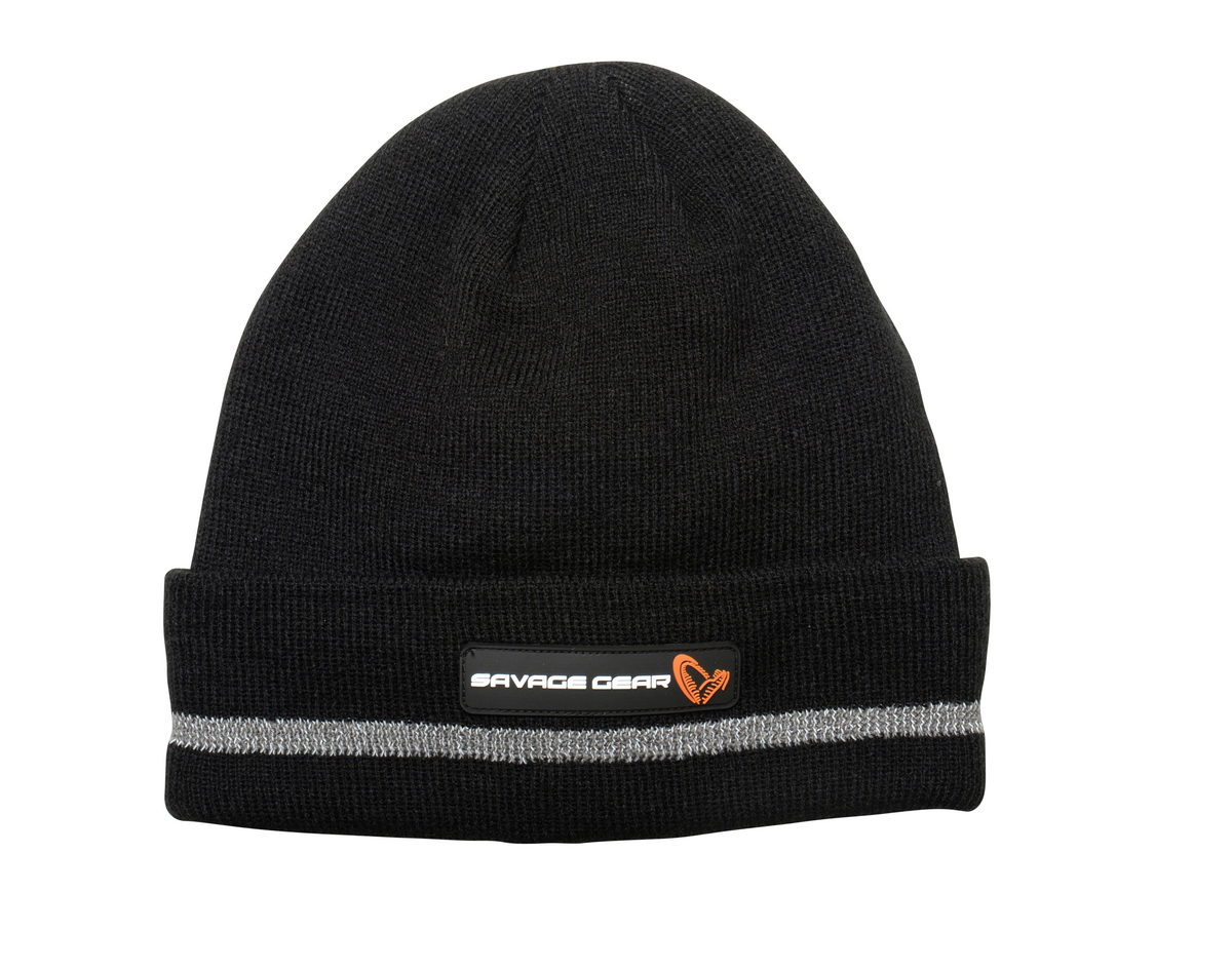 SAVAGE-GEAR Reflex Beanie One Size Black/Reflex
