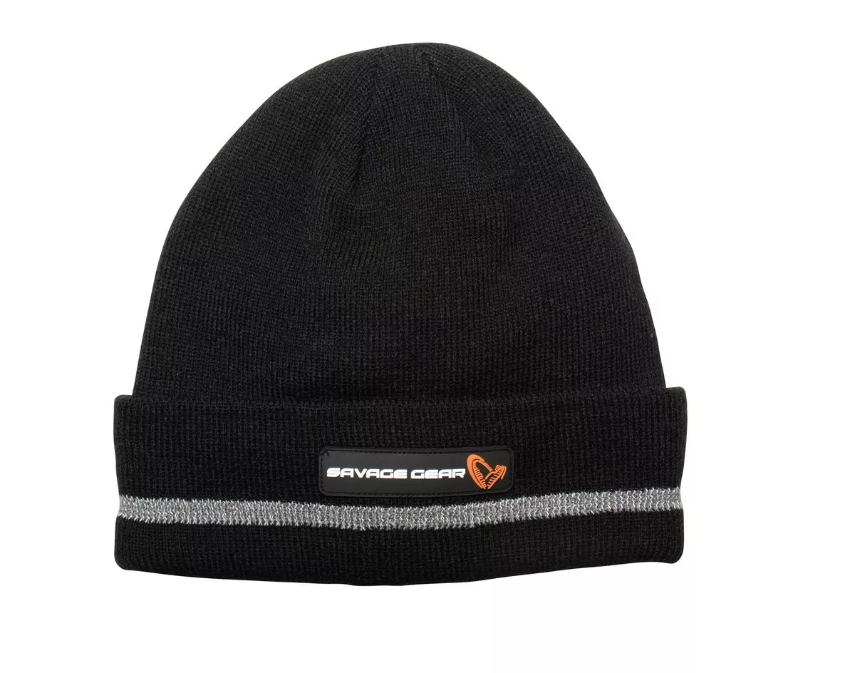 SAVAGE-GEAR Reflex Beanie One Size Black/Reflex