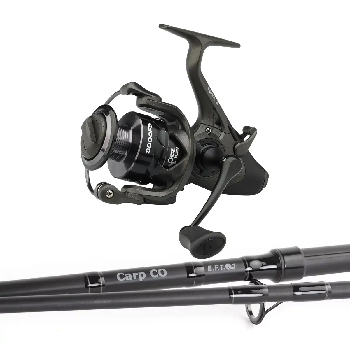 EFT Carp CO 10ft 3.0lb 302 2 sec Combo mit QUICK 2 V2 5000 FS 5.1BB Freeilaufrolle