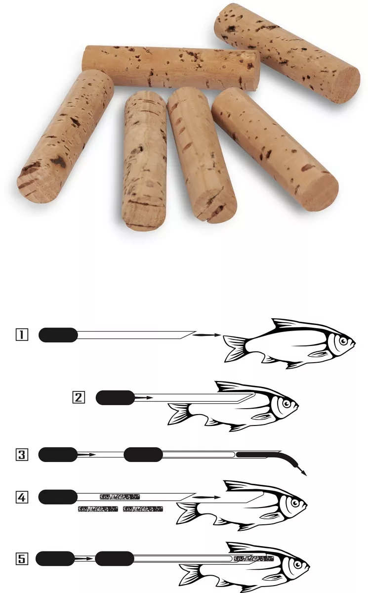 BLACK CAT Kork-Sticks Ø 11mm L: 5cm